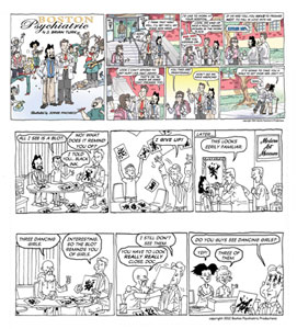 Comic strip illustration by Jorge Pacheco